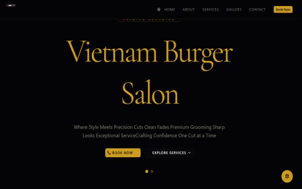 Vietnam Burger Unisex Salon